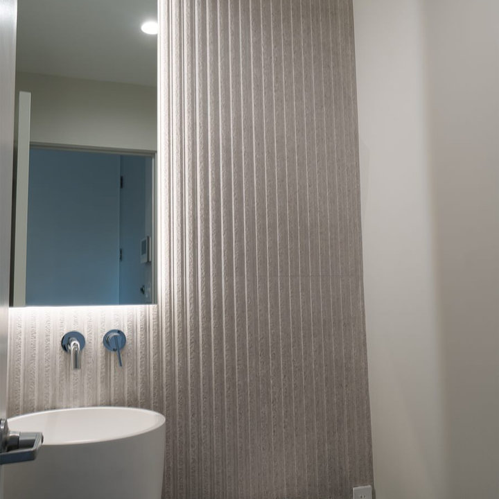 75 Wall Paneling Powder Room - February, 2026