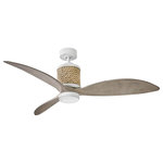 HInkley - Hinkley Marin 60" LED Indoor/Outdoor Ceiling Fan, Matte White - Modern meets maritime in the sleek Marin. Designed with a nautical flair in mind, Marin is available in a Matte White, Metallic Matte Bronze or Matte Black finish and features composite blades. Marin is so versatile, it can be used for both indoor and outdoor spaces.