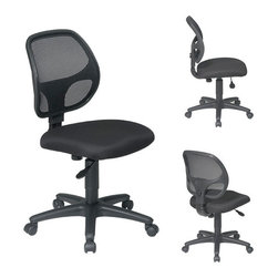 Mesh Back Task Black Office Chair - Office Chairs