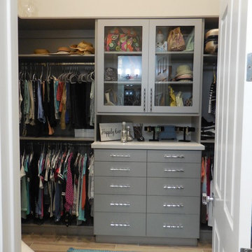 Transitional Glam Master Closet