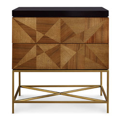 Milpa Bedside Chest - The Laura Kirar Collection - Nightstands And Bedside Tables