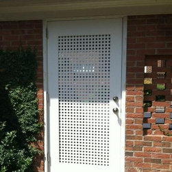 Courtyard Entry Door - Lattice - Gazebos