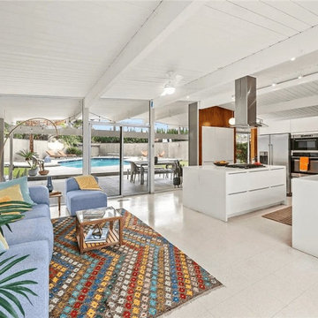 Family Room | Orange Oasis - Fairhaven Eichler Orange, CA