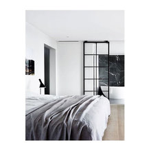 Bedroom 1 - black white and jade