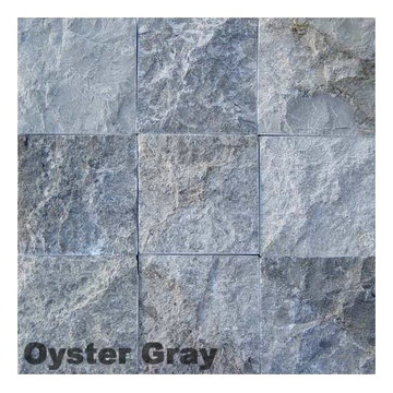Split Face - Oyster Gray 12" x Random