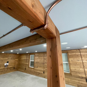 Custom Timber Beams & Copper Conduit | Lake Wales, FL