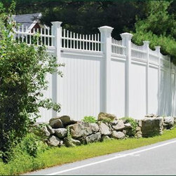 Vinyl Universal Board Fence - Home Fencing And Gates