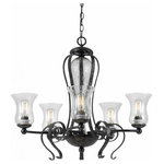 Cal - Cal FX-3548/5 Classic - Five Light Chandelier - Shade Included.