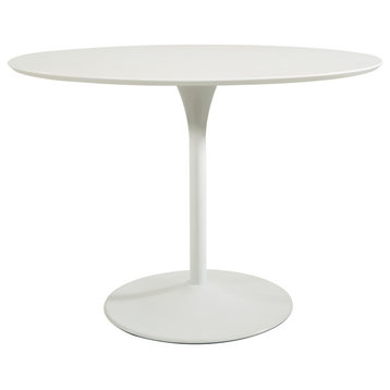 Flower Dining Table With White Top and Base