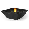 EcoSmart™ Nova 600 Concrete Fire Pit Bowl - Smokeless Ethanol Fireplace, Graphite, Ethanol Burner (Black)