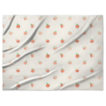 "Georgia Peach" Sherpa Blanket 80"x60"