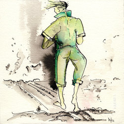 Smaller Works also inspire - these pieces illustrating TS Eliots Poetry - Drawings And Illustrations