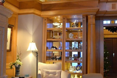 Elegant living room photo in Other