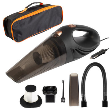 Car Vacuum - 12V High-Powered Handheld Vacuum with Detailing Attachments