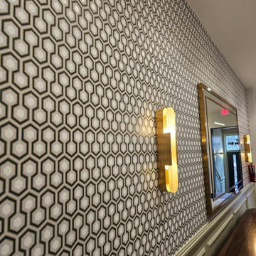 Wallpaper installation Living Room in Ardmore