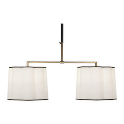 Robert Abbey - Robert Abbey Axis Double Shaded Pendant - Pendant Lighting