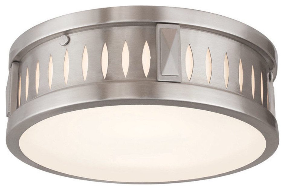 Livex Lighting 65507 Vista 2 Light Flush Mount Ceiling Fixture ...