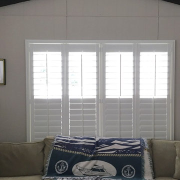 Living Room Plantation Shutters