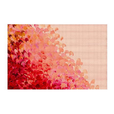 DiaNoche Designs - Area Rugs from DiaNoche by Julia Di Sano - Creation in Color Coral