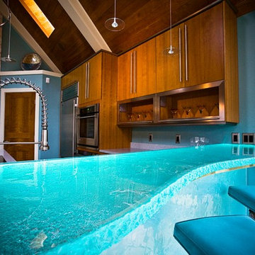 Amazing glass countertop