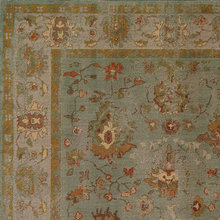 rugs for blue and beige scheme