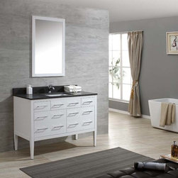 Tidal Sydney 48" Vanity - Dove White - Bathroom Vanities And Sink Consoles
