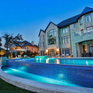 Valparaiso, IN Custom Infinity Edge Pool & Spa