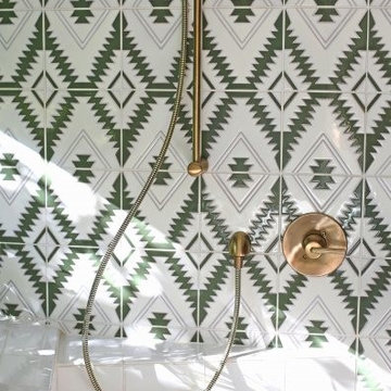 Mid-Century Chic Bathroom Update