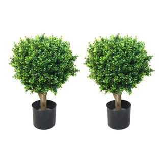 20 Artificial Boxwood Topiary Serene Spaces Living