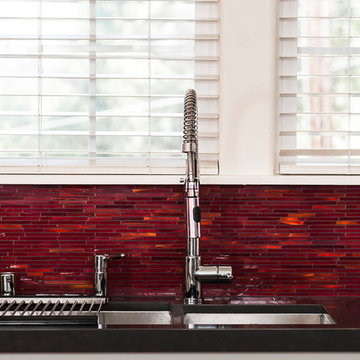 Chrome Single Handle Pull Down Faucet