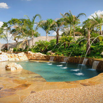 Rustic Boerne Pool