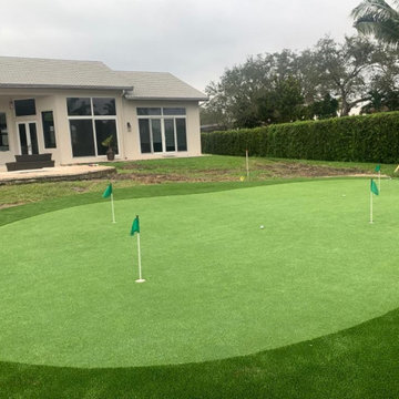 PRIVATE PUTTING GREEN + LANDSCAPE DESIGN