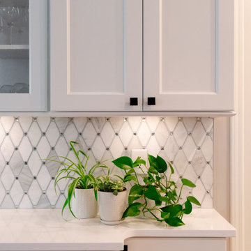 Marble + Mirror Mosaic Tile