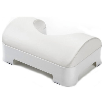 LUXE Comfort Soft & Ergonomic Toilet Footstool with Removable Soft Foam Cushion