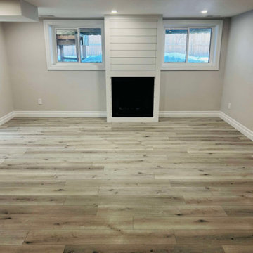 Complete Basement Renovation in Stayner, Ontario