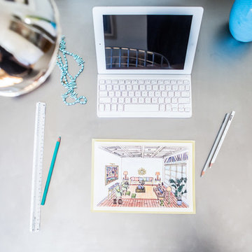 Light and Airy Home Office