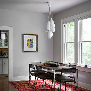 Avenue H Dining with Original BTC Chandelier and Fernand Léger Art