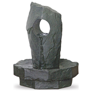 Stone Standing Rock Fountain 27.5"H
