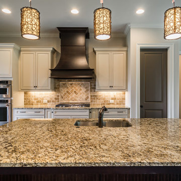Kitchen Island - Fords Road Custom Home by Winans Homes