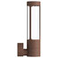 Helix Outdoor Wall Light, Corten Steel