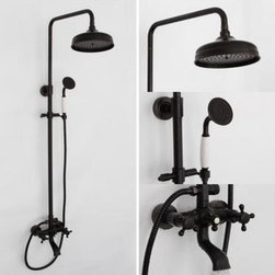 New Design Black Bronze Brass Mixer Rainfall Shower Faucet TFB629 - Tub And Shower Faucet Sets