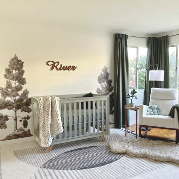 Baby River's Woodsy nursery