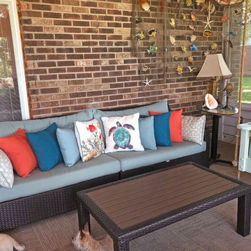 Beachy Sunbrella sunroom update