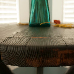 Shou Sugi Ban Style Pub Table - Indoor Pub And Bistro Tables