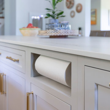 Built-In Paper Towel Holder