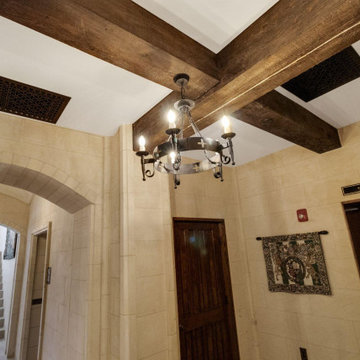 Oxford‑Inspired Great Hall with Custom Scroll Grilles