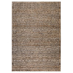 Addison Rugs - Elma AEL32 Brown 3' x 5' Rug - Experience the refined beauty of the Elma collection, your ultimate choice for classic, traditional elegance. Expertly space-dyed to achieve intriguing depth and character, each rug seamlessly blends warm and cool hues to complement any décor. With a sturdy cotton foundation featuring short fringe, and a luxuriously soft 100% polyester pile, you'll enjoy unmatched durability without compromising on comfort. Feel the allure of the Elma collection and let its timeless appeal bring an extra touch of sophistication to your home.