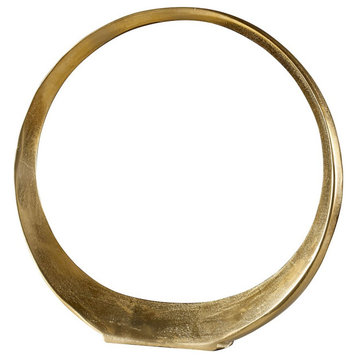 Uttermost Jimena Large Ring Sculpture, Gold 17981