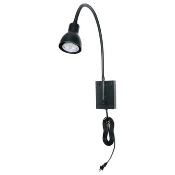 Cal BO-119-DB LED Wall Sconce with Gooseneck Arm