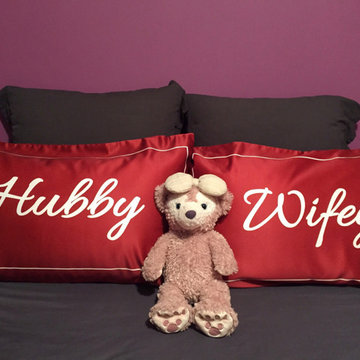 Pillowcases - HUBBY & WIFEY by ATD